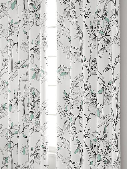 Комплект штор Риолис (мятный) - фото 4