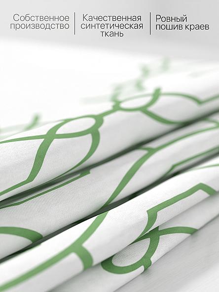 Комплект штор для кухни Ульна (зеленый) - фото 6