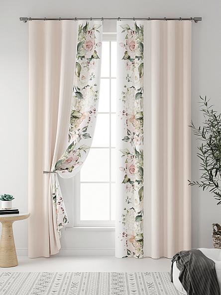 Комплект штор Кайси (бежевый) - фото 3