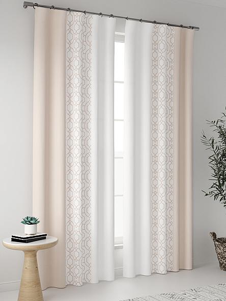 Комплект штор Вейли (бежевый) - фото 2