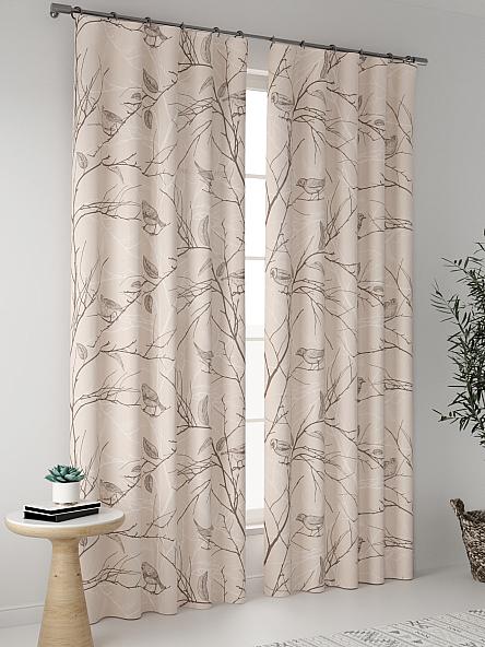 Комплект штор Фейрис (бежевый) - фото 2