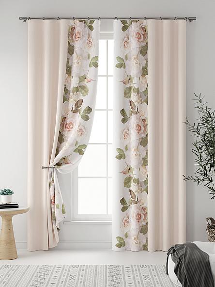 Комплект штор Хейлис (бежевый) - фото 3