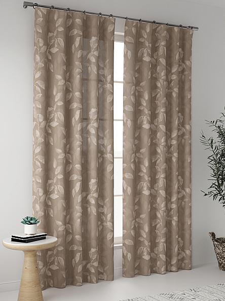 Комплект штор Лайра (бежевый) - фото 2