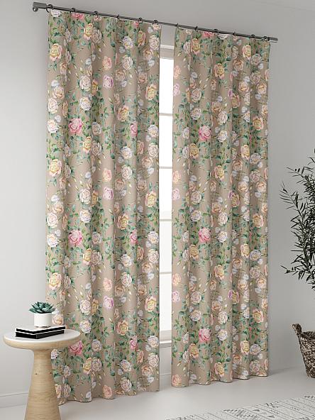 Комплект штор Виорис (бежевый) - фото 2