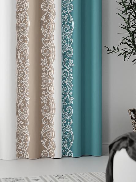 Комплект штор Райнис (бежевый) - фото 5