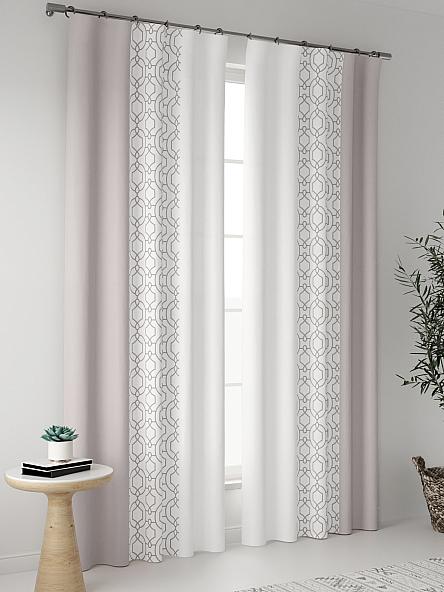 Комплект штор Вейли (темно-серый) - фото 2