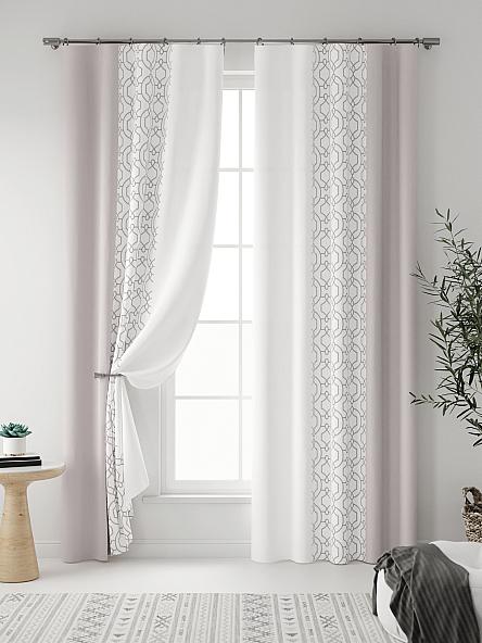 Комплект штор Вейли (темно-серый) - фото 3