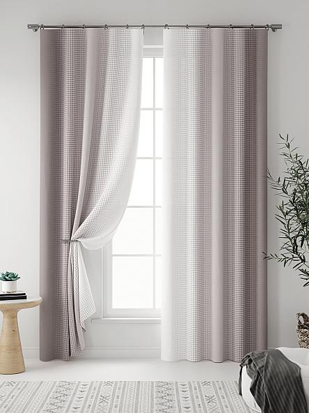 Комплект штор Лайрис (темно-серый) - фото 3