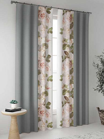 Комплект штор Хейлис (темно-серый) - фото 2