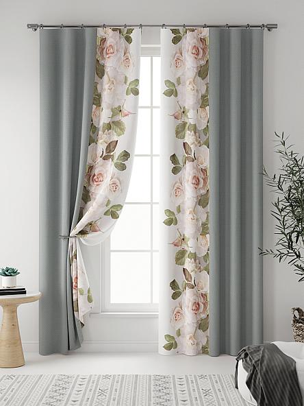 Комплект штор Хейлис (темно-серый) - фото 3