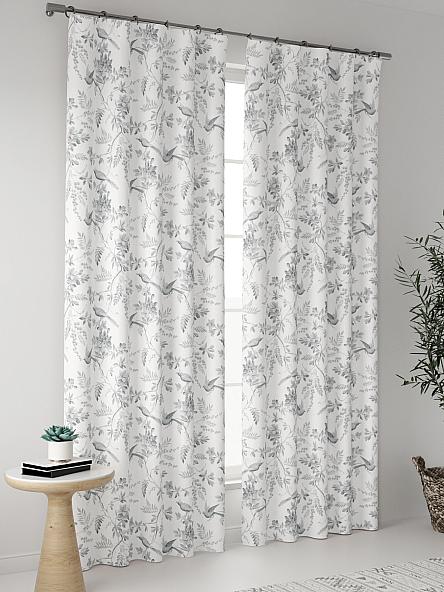 Комплект штор Фейрио (бело-серый) - фото 2