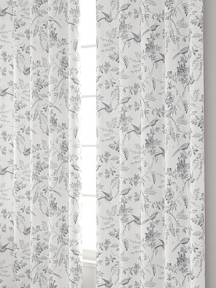Комплект штор Фейрио (бело-серый) - фото 4