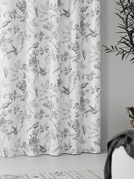 Комплект штор Фейрио (бело-серый) - фото 5