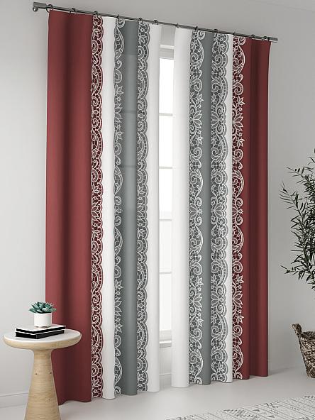 Комплект штор Райнис (темно-серый) - фото 2