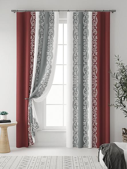 Комплект штор Райнис (темно-серый) - фото 3