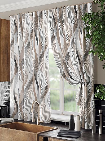 Комплект штор для кухни Локрон - фото 4