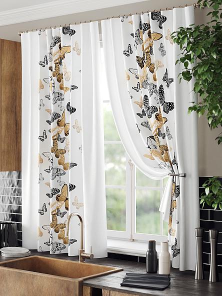 Комплект штор для кухни Тохико - фото 4