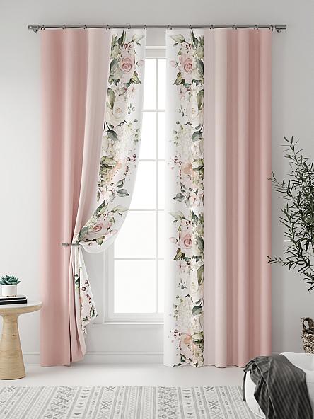 Комплект штор Кайси (ягодный) - фото 3