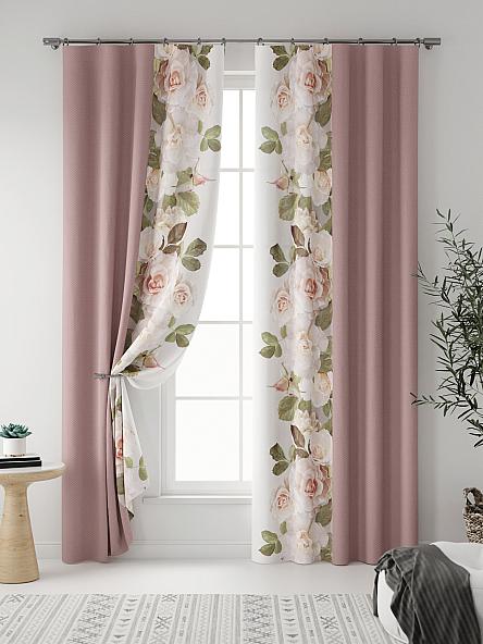 Комплект штор Хейлис (ягодный) - фото 3