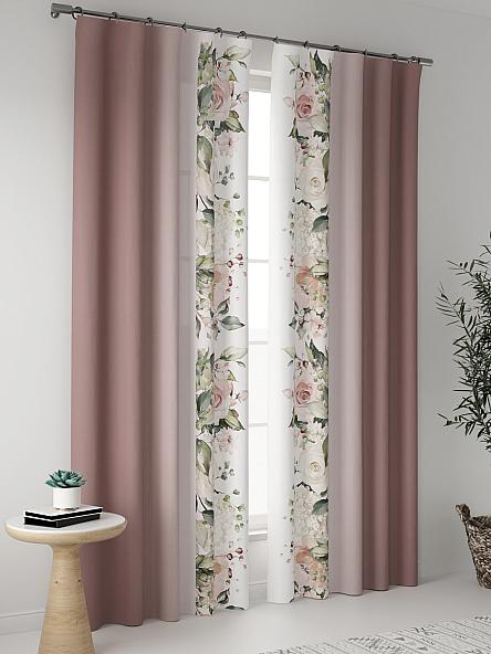 Комплект штор Кайси (коричневый) - фото 2