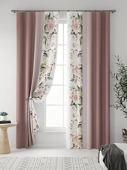 Комплект штор Кайси (коричневый) - фото 3