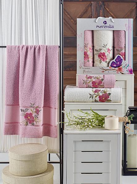Комплект полотенец Гарбит (светло-розовый)