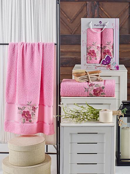 Комплект полотенец Имасо (розовый)