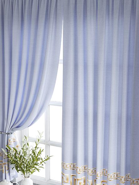 Комплект штор для кухни Меани (голубой) - фото 3