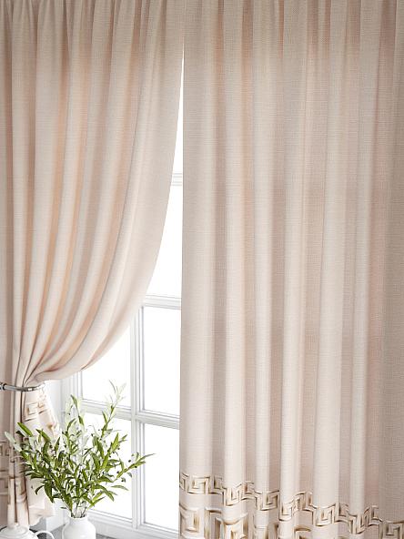 Комплект штор для кухни Меани (бежевый) - фото 3