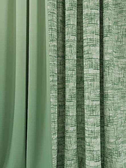 Комплект штор Чакион (зеленый) - фото 2