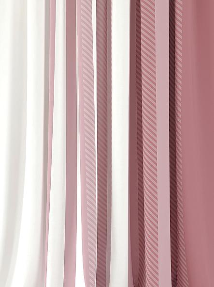 Комплект штор Скарис (розовый) - фото 2