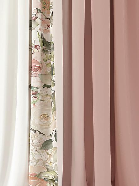 Комплект штор Чилони (розовый) - фото 2
