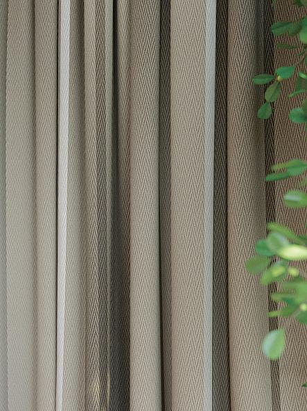 Комплект штор Олистер (болотно-коричневый) - фото 2