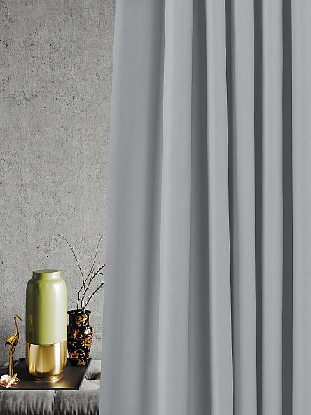 Портьера Флести (светло-серый) 270см - фото 3