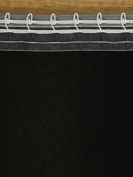 Комплект штор Элефти (черный) - фото 5