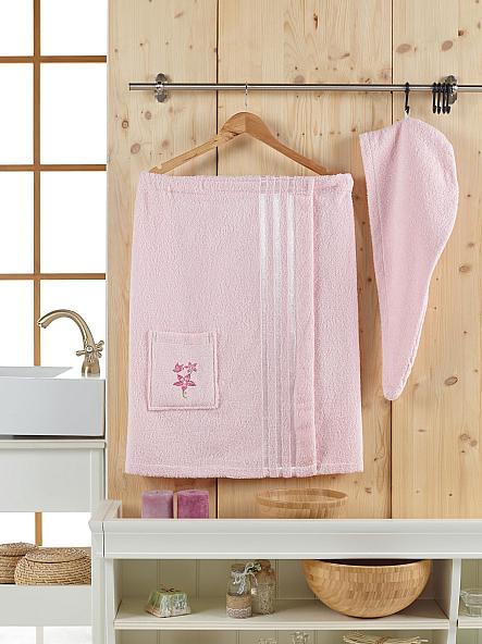 Комплект полотенец Формби (розовый)