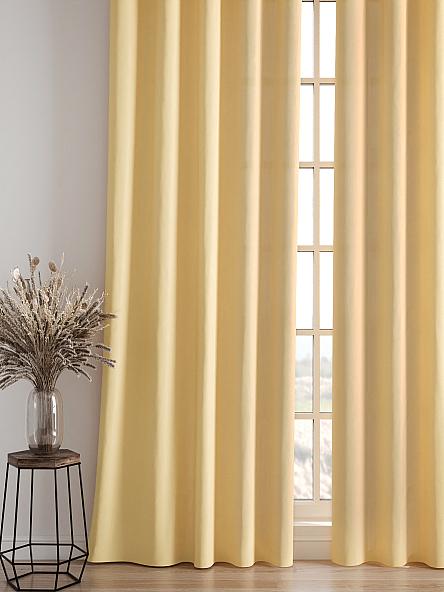 Комплект штор Карес (банановый) - фото 4