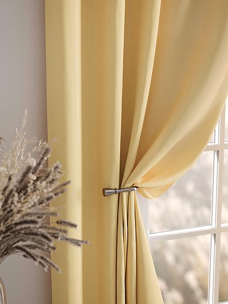Комплект штор Карес (банановый) - фото 7