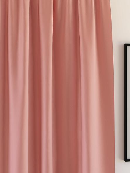 Комплект штор Карес (розово-лососевый) - фото 2