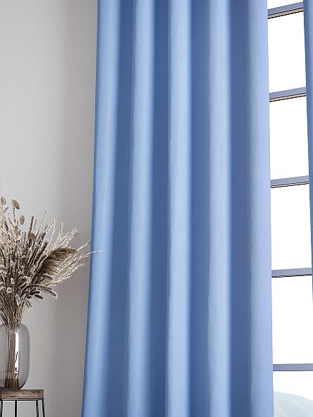 Комплект штор Карес (голубой) - фото 6