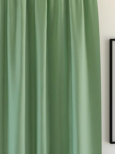 Комплект штор Карес (зеленый) - фото 2
