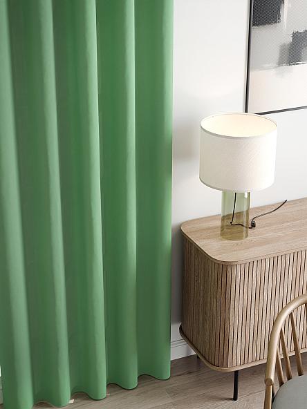 Комплект штор Карес (зеленый) - фото 3