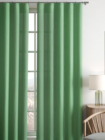 Комплект штор Карес (зеленый) - фото 5