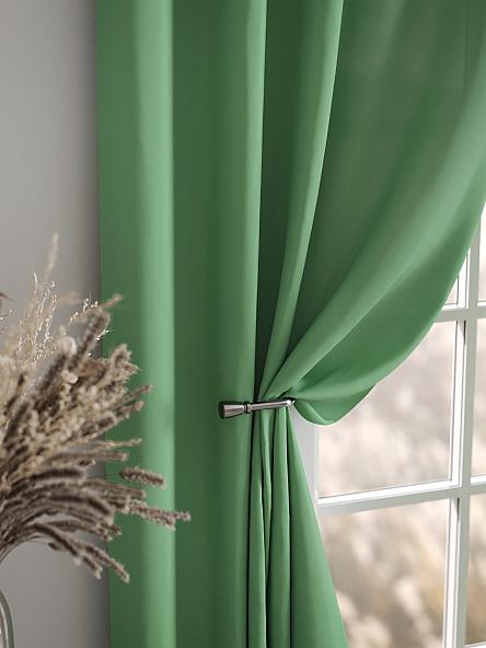 Комплект штор Карес (зеленый) - фото 7