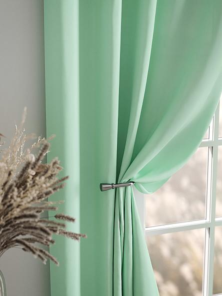 Комплект штор Карес (нежно-мятный) - фото 7