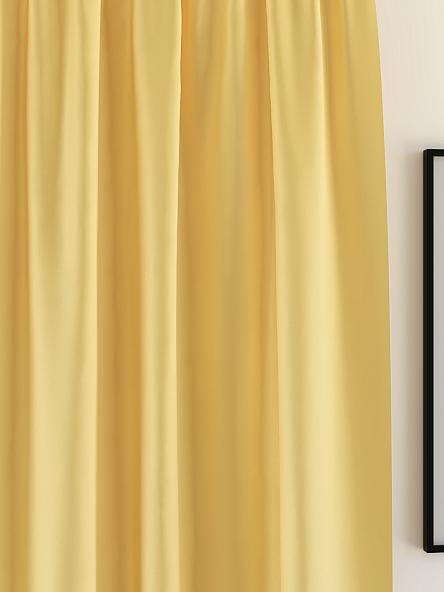 Комплект штор Карес (желтая пастель) - фото 2