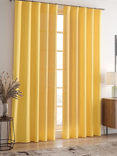 Комплект штор Карес (желтая пастель) - фото 2