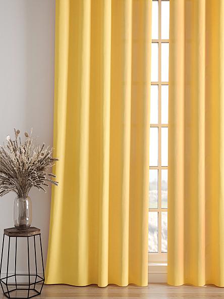 Комплект штор Карес (желтая пастель) - фото 4