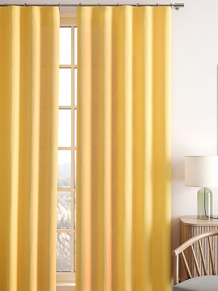 Комплект штор Карес (желтая пастель) - фото 5