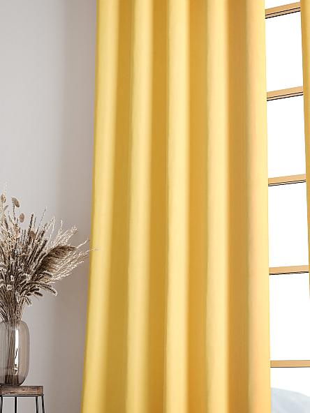 Комплект штор Карес (желтая пастель) - фото 6